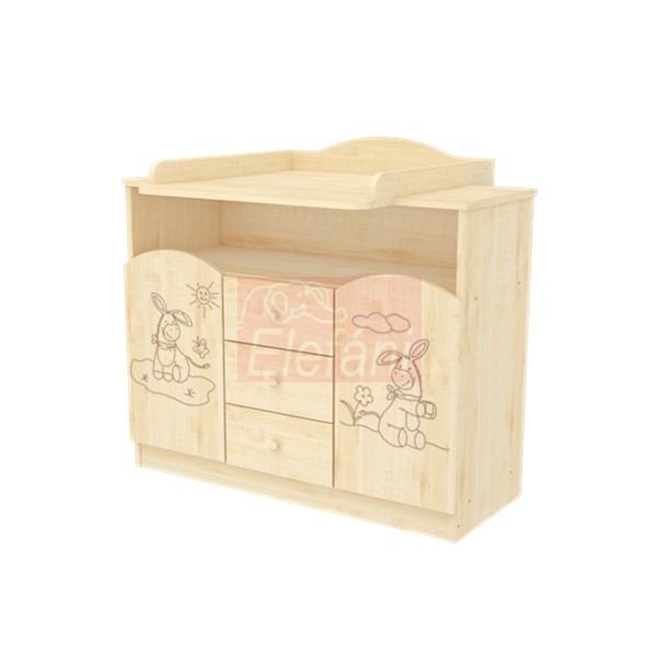 Szakály LILI Csacsis pelenkázószekrény 1060mm (2 csomagos) #Juhar Szakály LILI Csacsis pelenkázószekrény 1060mm (2 csomagos) #Juhar