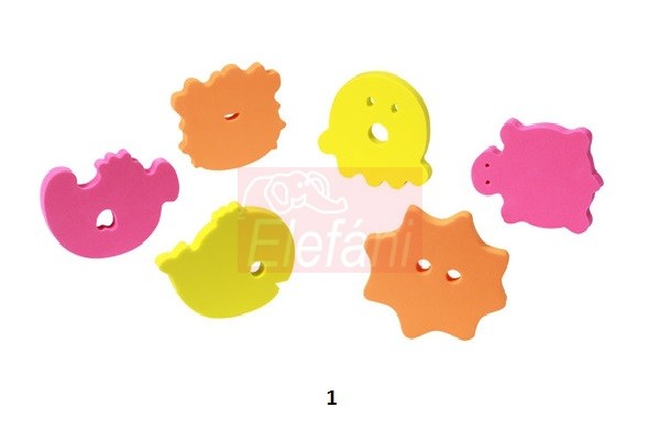 BabyOno Fürdőjáték puzzle 6db #534 BabyOno Fürdőjáték puzzle 6db #534