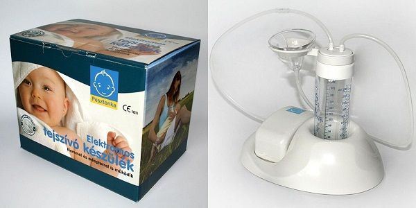 Pesztonka Elektromos mellszívó + orrszívó Pesztonka Elektromos mellszívó + orrszívó