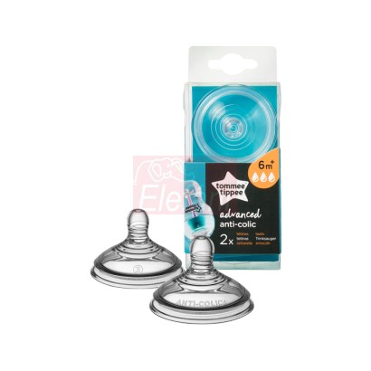 Tommee Tippee Etetőcumi Anti-Colic plus 6+ #2db Tommee Tippee Etetőcumi Anti-Colic plus 6+ #2db