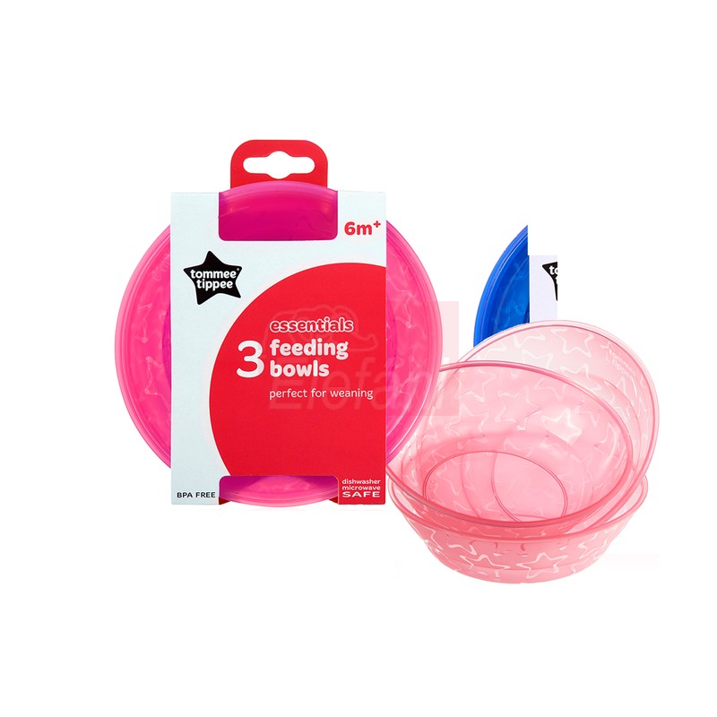 Tommee Tippee Essential Basics etetőtálka #3db Tommee Tippee Essential Basics etetőtálka #3db