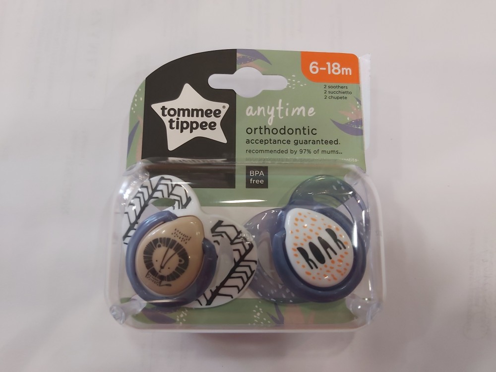 Tommee Tippee ctn Any time játszócumi 2db #6-18hó Tommee Tippee ctn Any time játszócumi 2db #6-18hó