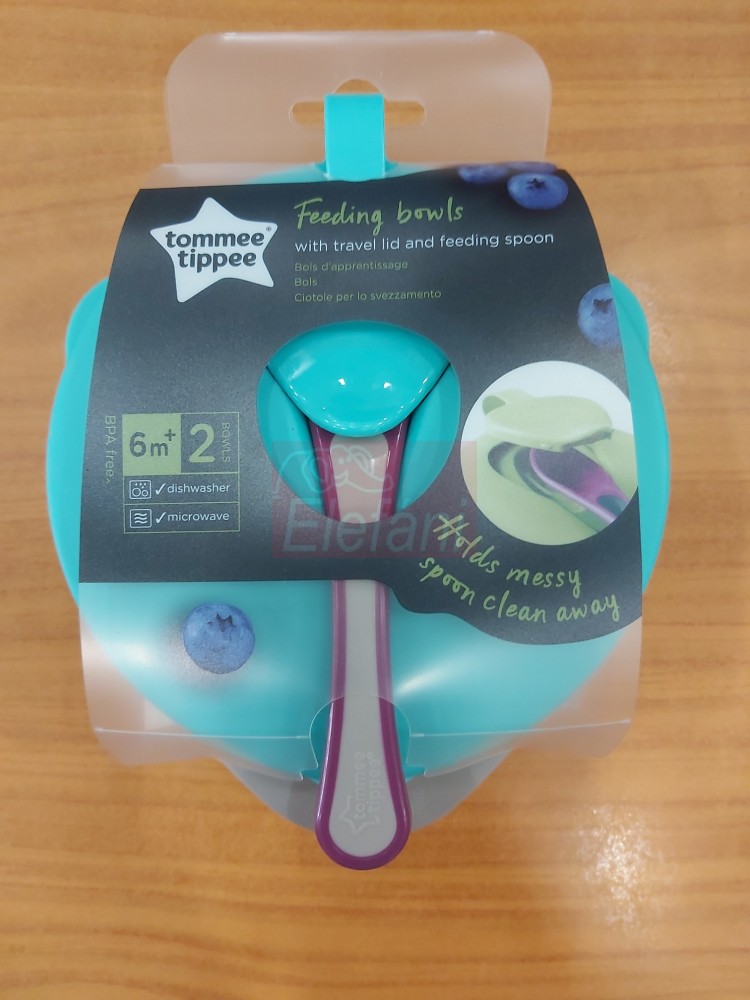 Tommee Tippee Explora Etetőtál fedővel #2db Tommee Tippee Explora Etetőtál fedővel #2db