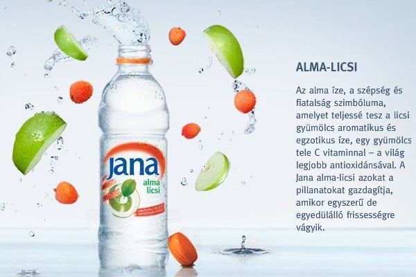 Jana Szénsavmentes Ásványvíz alma-licsi AKCIÓS! #0,5 L Jana Szénsavmentes Ásványvíz alma-licsi AKCIÓS! #0,5 L