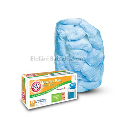 Munchkin Használtpelenka tároló utántöltő #10db