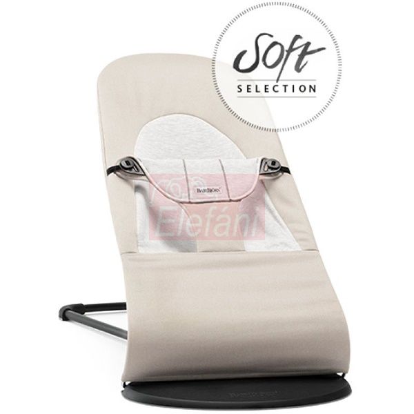 BabyBjörn Soft pihenőszék Cotton/Jersey #Beige/Grey BabyBjörn Soft pihenőszék Cotton/Jersey #Beige/Grey