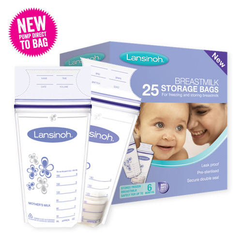 Lansinoh Anyatejtároló zacskó #25db Lansinoh Anyatejtároló zacskó #25db