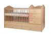 Kinder Möbel Reni Kombi ágy 3 fiókos 60x120cm (4 csomagos) #Bükk Kinder Möbel Reni Kombi ágy 3 fiókos 60x120cm (4 csomagos) #Bükk