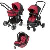 Kiddy Click' n move 3 Multifunkciós babakocsi szett #Cranberry Kiddy Click' n move 3 Multifunkciós babakocsi szett #Cranberry