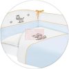 Ceba baby Ágynemű huzat fejvédővel hímzett #Zebra Kék Ceba baby Ágynemű huzat fejvédővel hímzett #Zebra Kék