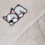   Ceba baby Fürdőlepedő Tencel 100x100 #Francia Bulldog Krém