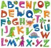 Marko falidekor betűs-dínós #SLK-6102 Marko falidekor betűs-dínós #SLK-6102