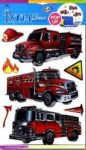 Marko falidekor 3D tűzoltóautók #slk-1056