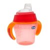 Chicco Soft Cup szilikon csőrös itató 200 ml #piros