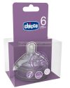 Chicco Step Up etetőcumi 2db #6+ gyors