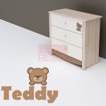   TODI Teddy 3 fiókos komód (2 csomagos) ** CSAK SZEMÉLYES ÁTVÉTEL LEHETSÉGES!