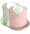 BabyBjörn Előke 2db #Zöld/Por Rózsaszín BabyBjörn Előke 2db #Zöld/Por Rózsaszín