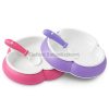 BabyBjörn Tányér és kanál #Pink és Purple BabyBjörn Tányér és kanál #Pink és Purple