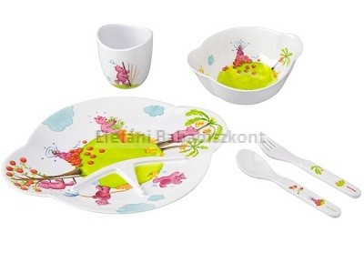 Image of Babymoov Melamin étkészlet #Hippo kertész