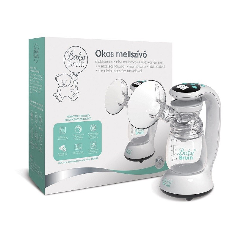 Image of BabyBruin Okos mellszívó, elektromos (Higiéniai, egészségvédelmi termék)