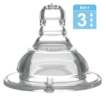 Image of BabyOno Anticolic etetőcumi széles 6+ #1206