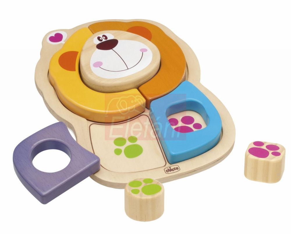 Image of Chicco Fa játék puzzle oroszlán