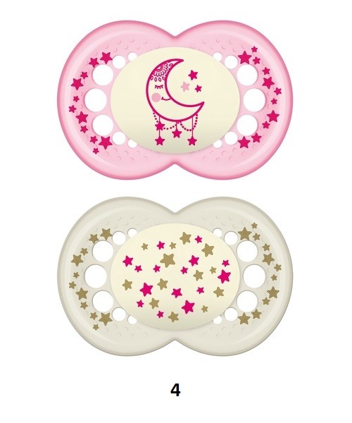 Image of Mam Night szilikon játszócumi 2db #6+