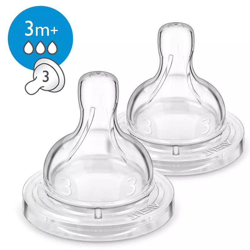 Image of Philips Avent Classic etetőcumi 3 hó+ #SCF633/27